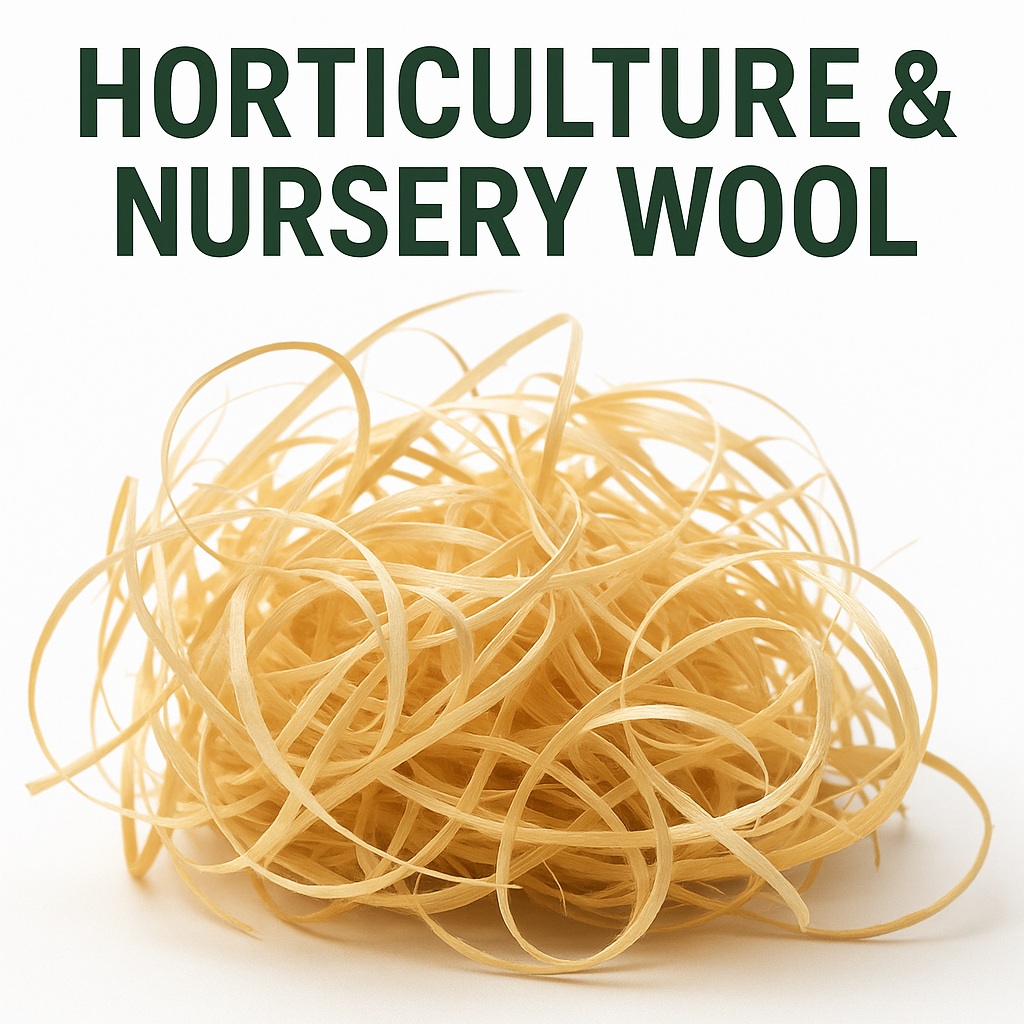 Horticulture Wood Wool Pads